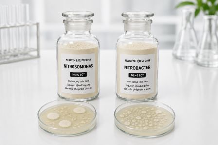 NGUYÊN LIỆU VI SINH NITROSOMONAS & NITROBACTER DẠNG BỘT