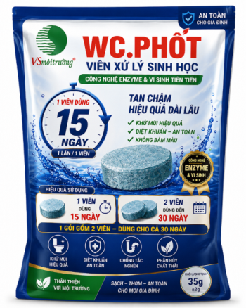WC.PHỐT – VIÊN XỬ LÝ SINH HỌC